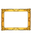 1 aufblasbarer goldener Fotorahmen Foto Booth Selfie Rahmen Bilderrahmen