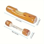 Preview: 4 teiliges aufblasbares Floß Spiel Holzoptik Pool Spaß Wettkampf Wasserspielzeug