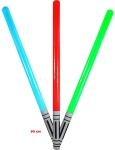 3 x Lichtschwert 90 cm aufblasbar Laserschwert Schwert Laser Licht Waffe