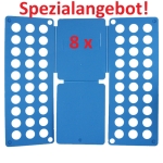 8 x Maxi Wäsche Faltbrett Wäschebutler Falthilfe Wäschefalter Wäschefaltbrett Spezialangebot