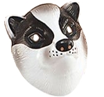 Kinder Tier Maske Dachs Wald Tiere Zoo Waldtier Kindermaske Tiermaske